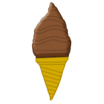  Chocolate Ice Cream Cone   Favicon Preview 