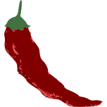 Isolated Chili Pepper Favicon 