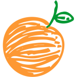 Sketched Orange Favicon 