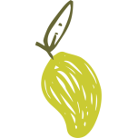 Sketched Pear Favicon 
