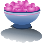 Bowl With Valentines Favicon 