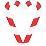 Candy Cane Heart No Background Favicon 