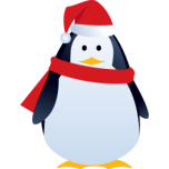  Christmas Penguin   Favicon Preview 