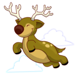 Flying Reindeer Favicon 
