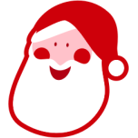 Santa Claus Head Favicon 