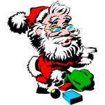  Santa With Presents   Favicon Preview 