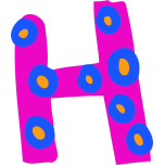 Colourful Alphabet   H Favicon 