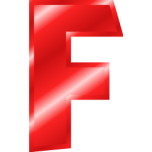 Effect Letters Alphabet Red Favicon 