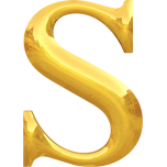 Gold Typography S Favicon 