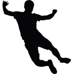  Jumping Man Silhouette    Favicon Preview 
