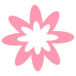  Pink Burst Flower   Favicon Preview 